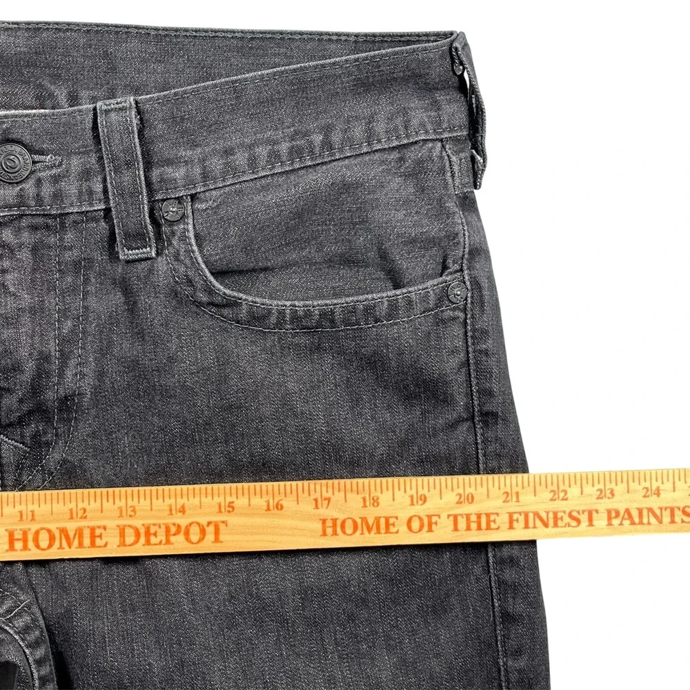 True Religion Ricky‎ Jeans Men's 34 (Fits 37x29.5) Flap Pockets Gray Preppy USA